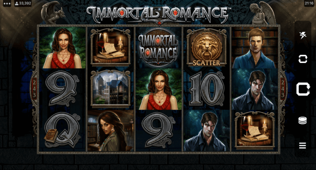 Immortal Romance online spēļu automāts