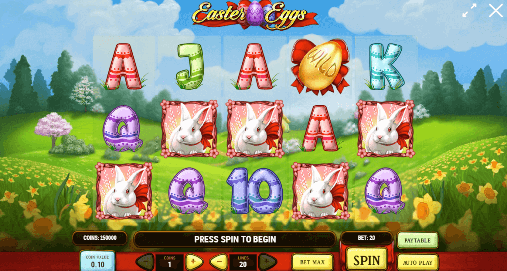 Easter Eggs spēļu automāts