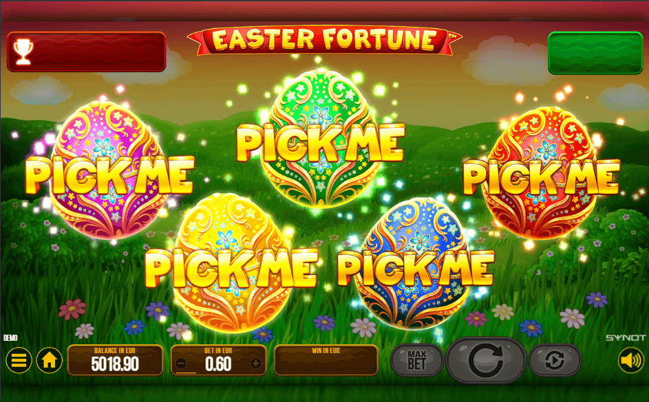 Spēļu automāta Easter Fortune bonusa kārta