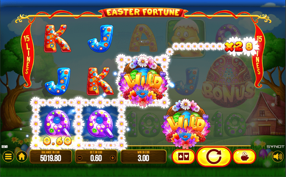 Spēļu automāta Easter Fortune WIld simbols