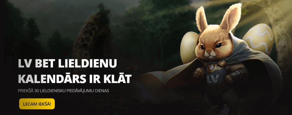 LV BET Lieldienu piedāvājums