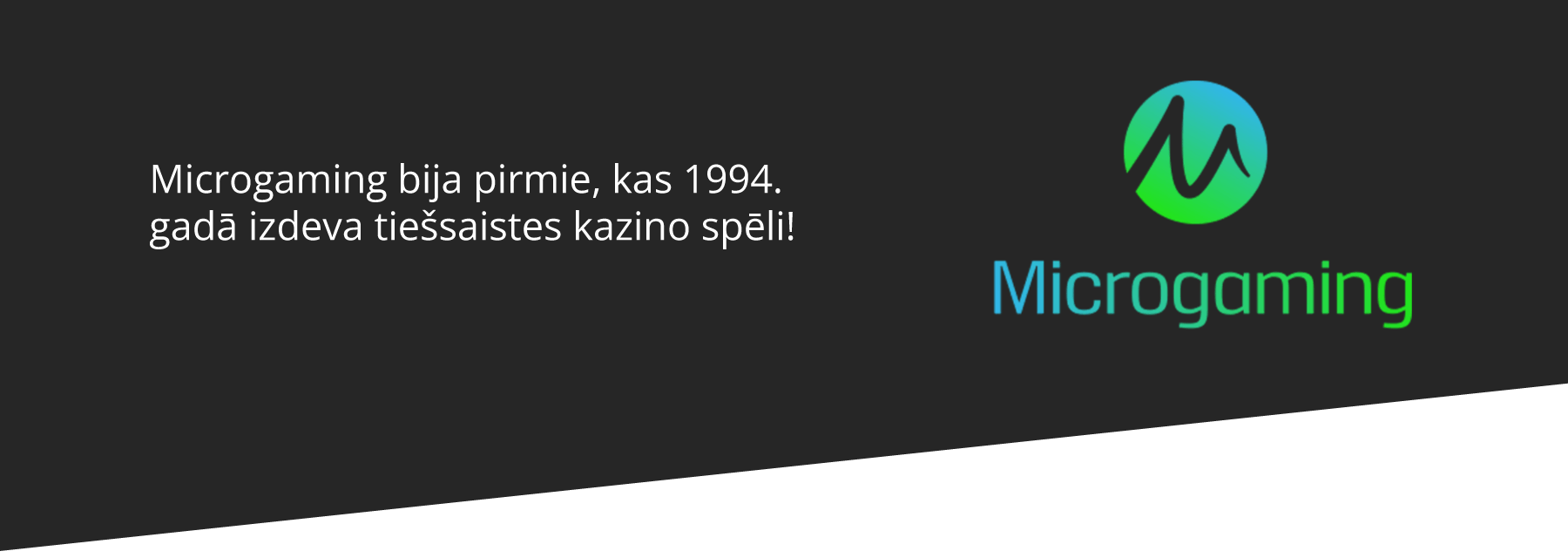 Microgaming - pirmās online kazino spēles izdevējs