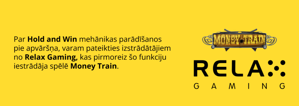 Relax Gaming pirmoreiz iestrādāja Hold and Win funciju spēlē Money Train