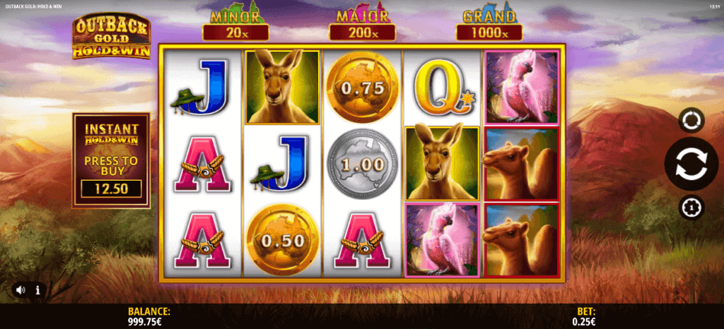 Outback Gold Hold and Win spēļu automāts no iSoftBet