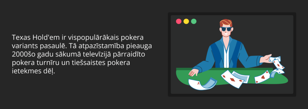 Texas Hold'em popularitātes iemesli