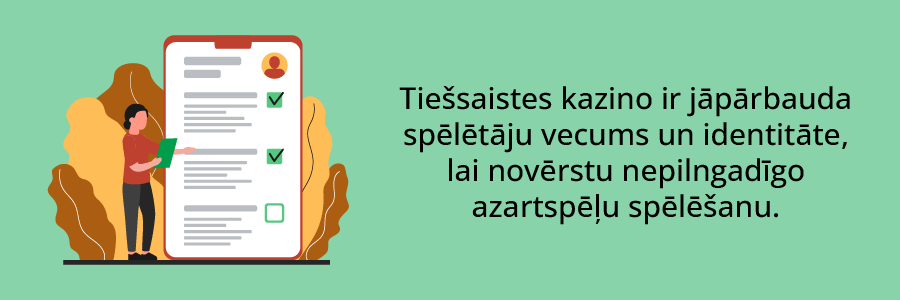 Prevencijas pasākumi, lai novērstu nepilngadīgo piekļuvi azartspēlēm