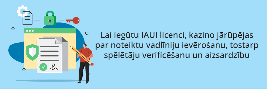 IAUI licences iegūšanas nosacījumi