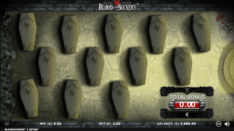 Spēļu automāta Blood Suckers bonusa kārta