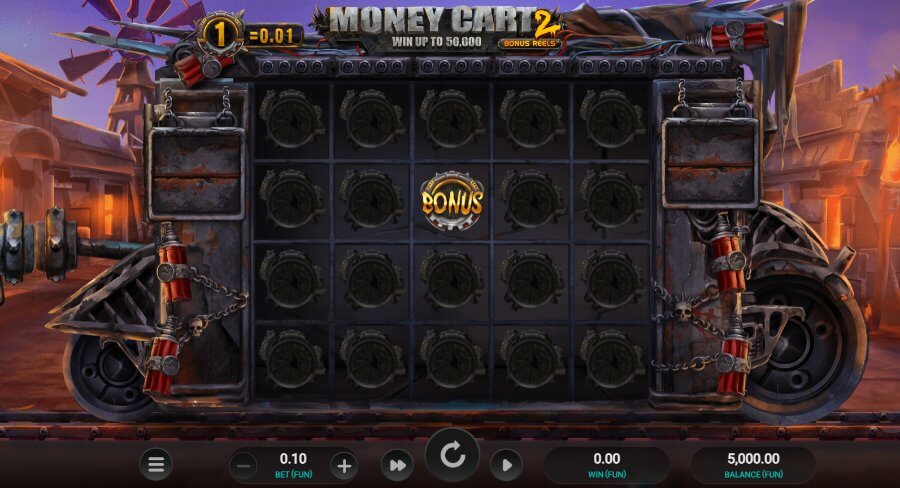 Tiešsaistes spēļu automāts Money Cart 2 no Relax Gaming