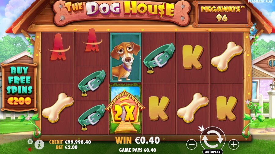 The Dog House Megaways spēļu automāts no Pragmatic Play