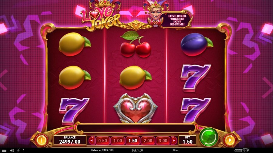 Love Joker online spēļu automāts no Play'n Go