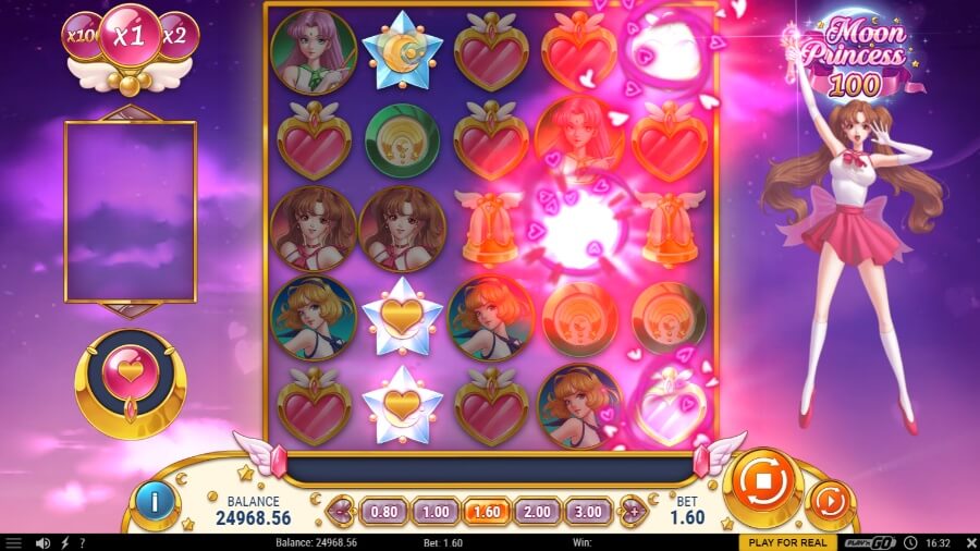 Moon Princess 100 spēļu automāta varone Love