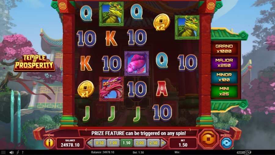 Temple of Prosperity online spēļu automāts no Play'n Go