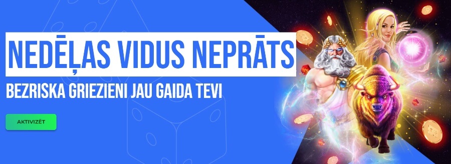 OlyBet bezriska griezienu akcija "Nedēļas vidus neprāts"