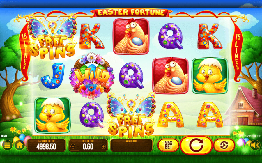 Easter Fortune Lieldienu spēļu automāts no Synot